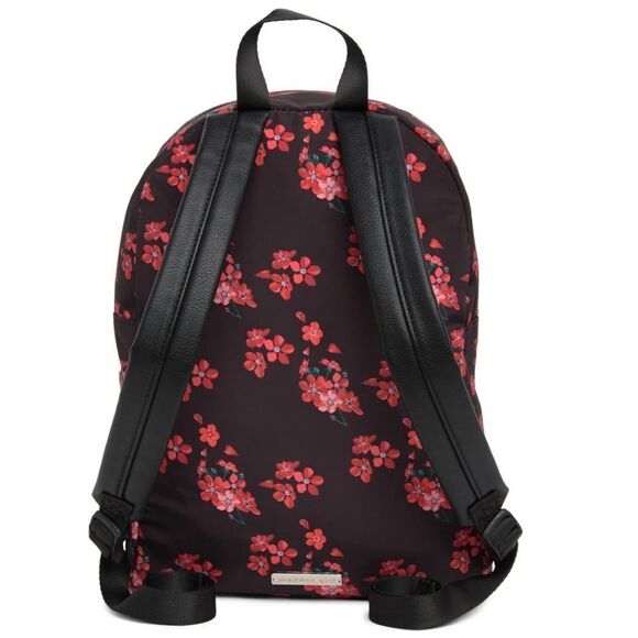 Madden Girl Mini Backpack & Pouch Bag, Lightweight, Black Red‎ Floral, NWT - Picture 6 of 14